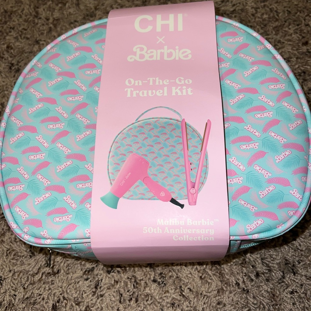 CHI X Barbie on the go travel kit